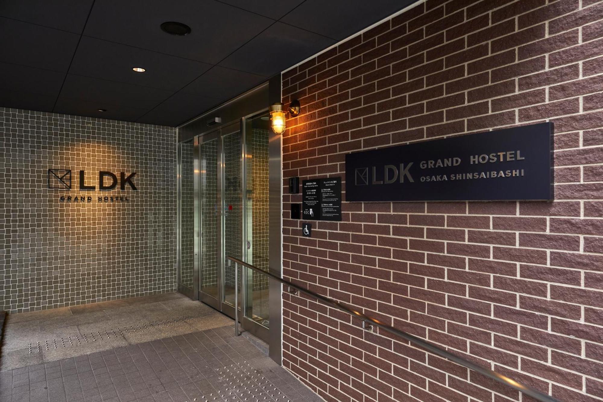 Grand Hostel Ldk Osaka Shinsaibashi - Former The Stay Osaka Shinsaibashi Exterior foto